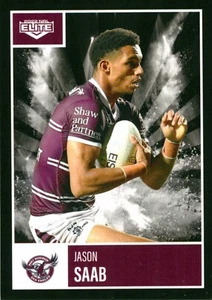 2022 MANLY SEA EAGLES NRL Card JASON SAAB Elite - Bild 1 von 3