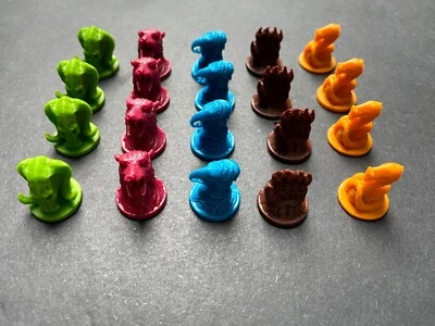 COOL MINI OR NOT CMON - Blood Rage - Kickstarter exclusive 3D plastic Clan Tokens - New Promo