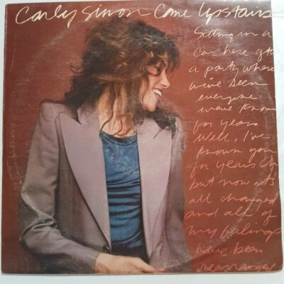 Carly Simon - Come Upstairs 33 RPM Vinyl LP Record, 1980,  - Image 1 of 4