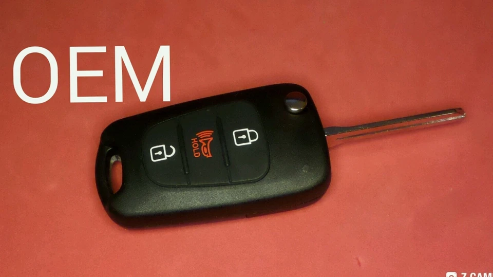 NY0SEKTIV11ATX (AM F/L) 315-AME Re-encase OEM Kia Soul Control Remoto Llave Abatible 3B  Foto 1 de 2