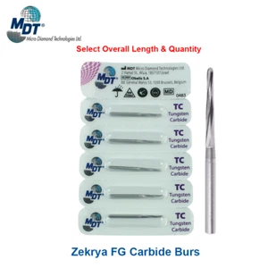 Fresas dentales de carburo de tungsteno Zekrya FG resistencia al calor 200 k RPM corte 199 - Imagen 1 de 6