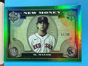 2023 Bowman Platinum MARCELO MAYER #57/99 New Money Green Foil #NM-17 Red Sox 