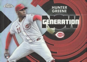 2022 Topps Chrome Update Series Generation Now PRIZM Hunter Greene #GNC-21 (RC) - Picture 1 of 2