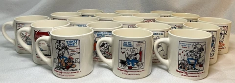 Vintage Houston Oilers Mugs 1979 Maryland Club Coffee Coca Cola Collectors Serie Cover