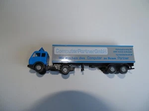 Wiking 1:87 Mercedes Valigia Autoarticolato Computer Partner Gmbh - Foto 1 di 3