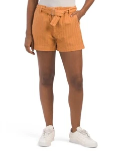 Kut From The Kloth Justine Belted Shorts Size 18 Burnt Orange NWT - Picture 1 of 6