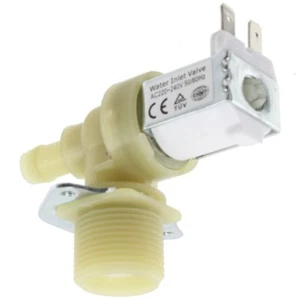 Solenoid Valve for Bosch Washing Machine Water Fill Single Inlet 14mm 90º 167025 - Picture 1 of 5