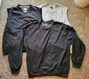 Men's Callaway Golf Sport Outwear Vest Nike Golf Pullover Lot 3Pc Sz.L - Picture 1 of 21