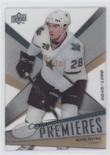 2008-09 Upper Deck Ice Ice Premieres Level 4 /1999 Mark Fistric #102 Rookie RC