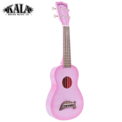Kala Makala Series DOLPHIN Soprano Pink Burst Ukulele with Tote Bag - Image 1 of 3