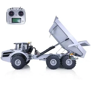1/14 Skala RC Metall hydraulische 6*6 Gelenk LKW Dumper Lichter Sound Motor ESC - Bild 1 von 14