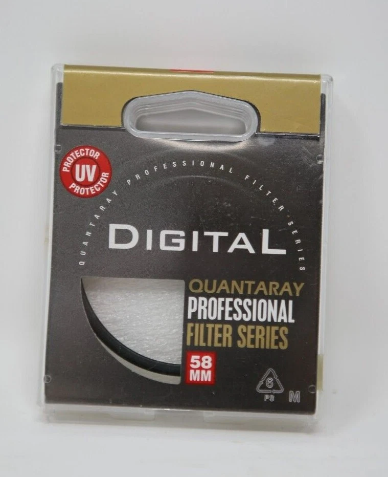 Quantaray 58mm UV Pro-Digital Professional Filter New Sealed Made in Japan  - Image 1 of 4