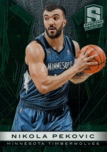 2013-14 Panini Spectra Timberwolves Basktball Card #77 Nikola Pekovic/199