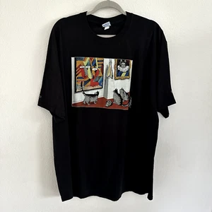 Rare Vintage Crazy Shirts Hawaii B Kliban Cat Black Graphic T Shirt - Size XL - Picture 1 of 8