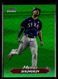 2024 Topps Stadium Club Baseball Green Marcus Semien #252 - Picture 1 of 2