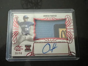 2021 Leaf Trinity RPA Patch Andrew Painter RC AUTO Patch Rosso Lavanderia Tag 20/50 - Foto 1 di 1