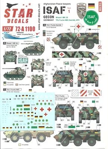 Calcomanías Estrella 1/72 ISAF Afganistán Guardianes de la Paz Parte 1 - Alemania - Imagen 1 de 1