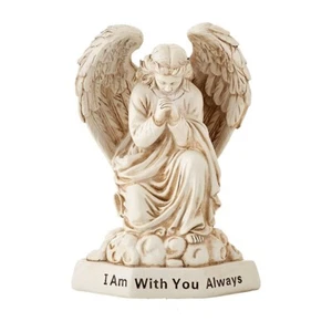 Statuina Angelo Santo Commemorativo - RESINA - 6-1/4" H - Foto 1 di 3