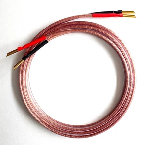 Cable de altavoz Van Damme UP-LCOFC 2x 2,5 mm 268-502-000 enchufes huecos tipo Z ÚNICO - Imagen 1 de 6