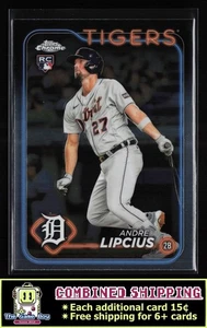 2024 Topps Chrome #227 Andre Lipcius Detroit Tigers RC - Picture 1 of 2