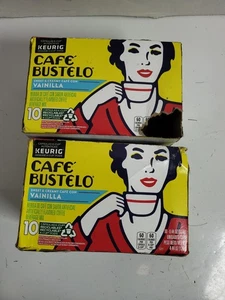 Café Bustelo Sweet & Cream Cafe Con Vanilla 20ct Keurig K-Cup - Dmg Boxes 05-26 - Picture 1 of 7