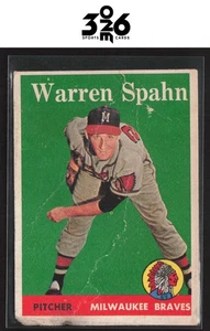 Warren Spahn 1958 Topps #270 - Picture 1 of 2