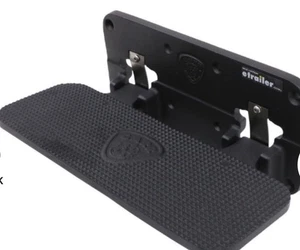 Carr Mega Step Fold-Up Truck Step - Flat Mount 14”x5” 500lb Black - Picture 1 of 9