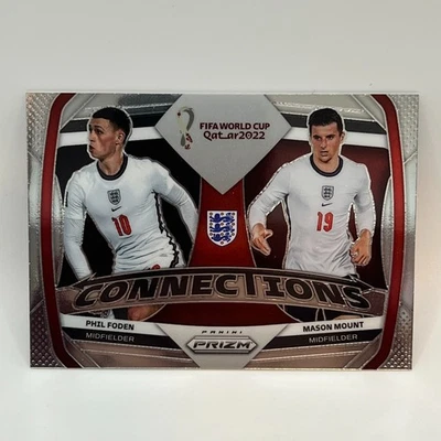 2021-22 Panini Prizm World Cup Connections Phil Foden/Mason Mount #20 - Image 1 of 2