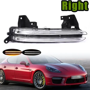 Right LED DRL Daytime Running Light For Porsche Panamera GTS 2014-2017 - Picture 1 of 14