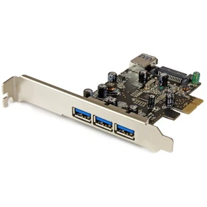 StarTech.com 4 Port PCI Express USB 3.0 Card - 3 External and 1 Internal - Nativ - Picture 1 of 6