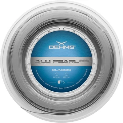 OEHMS Aluminium Pearl Pro Co-Poly Tennis String 200m Reel | Round | Control & Power - Image 1 of 3