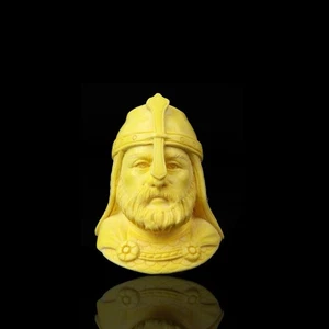 Roman Royal Warrior Pipe Block Meerschaum-NEW W CASE#774 - Picture 1 of 10