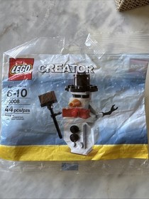 New LEGO Creator Snowman 30008 Polybag Factory Sealed Seasonal Poly Bag