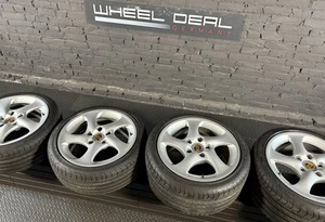 Porsche 996 911 993 964 Turbolook II 2 Felgen Rim Set 8+10x 18 ET65 SELTEN Rare - Bild 1 von 20