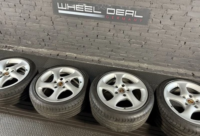 Porsche 996 911 993 964 Turbolook II 2 Felgen Rim Set 8+10x 18 ET65 SELTEN Rare - Bild 1 von 4