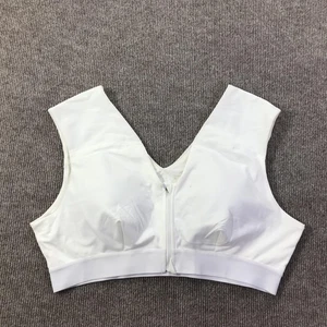 Tommie Copper Sports Bra Womens 3XL Zip Front Activewear Shoulder Support Gym - Picture 1 of 13