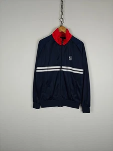 Sergio Tacchini Track Top Jacket Zip Blue size XL - Picture 1 of 12