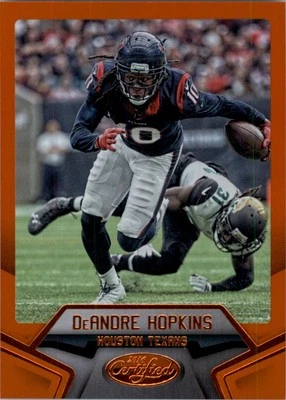 2016 Certified Mirror Orange #64 DeAndre Hopkins /225 - FB - Image 1 of 2