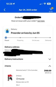 Nintendo Switch 2 Pro Controller PRESALE JUNE ORDER CONFIRMED ✅ - Picture 1 of 8