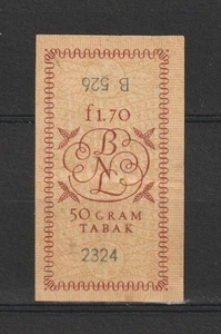Netherlands Revenue stamp Accijns Banderol Cigarrettes Tobacco Fiscal Tabak 2 - Picture 1 of 1