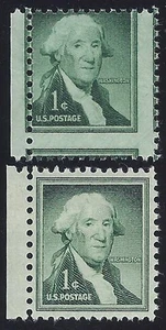 1031 - 2Way Margin Misperf Error / EFO "Washington" Mint NH (S1) - Picture 1 of 1