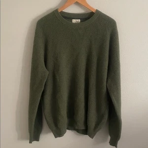 L.L. Bean Herren Pullover grün 100% Kaschmir Größe XL - Bild 1 von 9