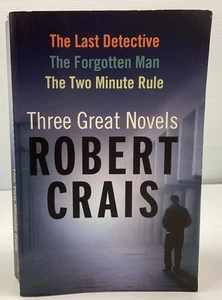 Robert Crais Three Great Novels Book Last Detective Forgotten Man 2 Minute Rule - Picture 1 of 18