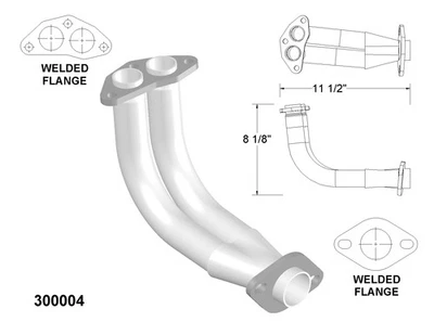 Exhaust and Tail Pipes for 1989-1992 Suzuki Swift - Image 1 of 2