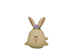 Bunny is laying down with whiskers & flower on head-New by Blossom Bucket #14461 - Picture 1 of 5