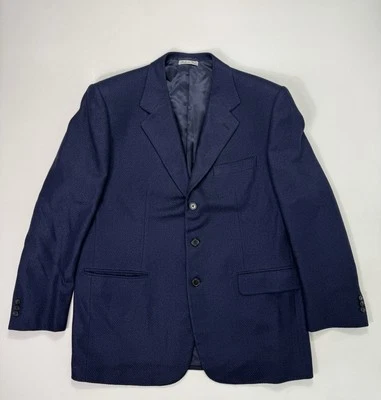 Blazer Abrigo Deportivo Chaqueta Azul Italia Lujo BELVEST Para Hombre Seda Cachemira 44R Foto 1 de 4
