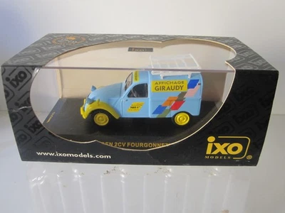 1/43 IXO FOURGONNETTE CITROËN AFFICHAGE GIRAUDY 1956 neuve boite complète - Photo 1/4