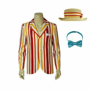 Mary Poppins Bert Cosplay Costume Jacket with Hat and Bow-tie - Picture 1 of 4