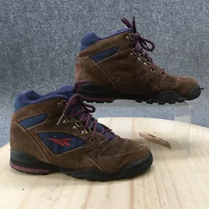 Reebok Boots Womens 8 RA 405 KRI Steel Shank Hiking Boots 2623490 Brown Suede - Picture 1 of 16