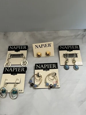 Лот из 5 Napier серьги новый с Ярлыками - Изображение 1 из 4